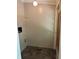 Laundry room with vinyl floors, shelving and washer/dryer hookups at 3042 S Conservation Club Rd, Morgantown, IN 46160