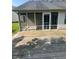 Back deck featuring a screen enclosed porch at 3350 Shore Dr, Greenwood, IN 46143