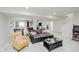 The finished basement includes a seating area and a game area at 3821 Shady Lake Dr, Westfield, IN 46074