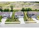 Attractive exterior elevation of a two-story home with a well-manicured lawn and a two-car garage at 4253 Ironclad Dr, Bargersville, IN 46106