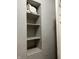 Built in wall shelving with lots of space for storage at 4744 E 33Rd St, Indianapolis, IN 46218