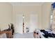 Bedroom includes access to a walk-in closet, fresh paint and natural light at 5011 Amber Creek Pl # 310, Indianapolis, IN 46237