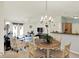 Open-concept layout with a view of the living area from the dining space, enhancing the sense of spaciousness at 5011 Amber Creek Pl # 310, Indianapolis, IN 46237