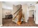 Open view of the staircase in the house at 5055 Turkey Track Rd, Martinsville, IN 46151