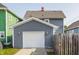 Garage door on a sunny day at 525 Orange St, Indianapolis, IN 46203
