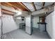 Utility basement featuring exposed ductwork and mechanical systems at 6125 N Olney St, Indianapolis, IN 46220