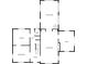 Detailed first floor plan showing kitchen, dining room, living room, and Gathering room at 6125 N Olney St, Indianapolis, IN 46220