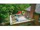 Relaxing patio featuring outdoor seating and greenery, perfect for enjoying tranquil moments at 6125 N Olney St, Indianapolis, IN 46220