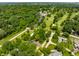 Breathtaking aerial view showcasing golf course, lush greenery, and the neighborhood homes at 6164 Afton Crest, Indianapolis, IN 46220