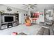 Inviting living room featuring stylish decor, comfortable seating, and an open layout at 6315 Emerald Field Way, Indianapolis, IN 46221