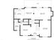 Main floorplan view of kitchen, living, Gathering, and dining rooms, laundry, and half bath at 6683 Manchester Dr, Fishers, IN 46038