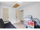 Basement featuring two doors, new vinyl plank flooring, and lots of space at 6949 Crittenden Ave, Indianapolis, IN 46220
