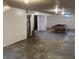 Unfinished basement ready for customization, complete with exposed ductwork and a pool table at 737 Howard St, Shelbyville, IN 46176