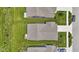 Aerial view of a well-maintained home with lush green lawns and neighboring houses at 820 Elise Dr, Westfield, IN 46074