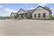 Community clubhouse exterior with ample parking and manicured landscaping at 820 Elise Dr, Westfield, IN 46074