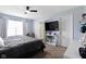 Spacious bedroom with access to the bathroom at 8720 N Deer Crossing Blvd, McCordsville, IN 46055