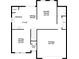 Layout of the home's first floor, including kitchen, dining room, living room, and garage at 10420 Day Star Dr, Indianapolis, IN 46234