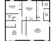 Second-floor layout: bedrooms, laundry room, walk-in closets, and the main bedroom suite at 10420 Day Star Dr, Indianapolis, IN 46234