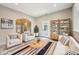 Cozy living room with modern decor, stylish furniture, and ample natural light at 10444 Indian Lake N Blvd, Indianapolis, IN 46236