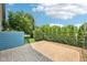 This concrete backyard patio offers plenty of space for outdoor activities and relaxing in your private backyard at 10444 Indian Lake N Blvd, Indianapolis, IN 46236