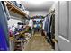 Walk-in closet with shelving and hanging storage at 10808 Greenbriar Dr, Fishers, IN 46037