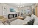 Bright and open living room featuring a large sectional sofa and modern decor at 1623 Hoyt Ave, Indianapolis, IN 46203