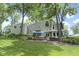 Backyard patio with dining and lounge area is perfect for outdoor entertaining at 17320 Joliet Rd, Westfield, IN 46074