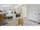 Inviting space with fireplace, bedroom view, closet, and stylish decor, creating a cozy and modern ambiance at 17320 Joliet Rd, Westfield, IN 46074