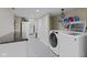 A laundry room with a washer and dryer at 17320 Joliet Rd, Westfield, IN 46074