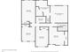 Upstairs floor plan featuring bedrooms, closets, bathrooms, and dimensions at 17877 Kinder Oak Dr, Noblesville, IN 46062