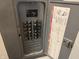 Open electrical panel showing circuit breakers and labeled information for the home's system at 1809 E 13Th St, Muncie, IN 47302