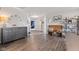 Bright living space featuring hardwood floors, gray walls and stylish decor at 19387 Astoria Ave, Sheridan, IN 46069