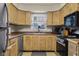 Well-lit kitchen featuring updated appliances and plenty of counter space at 1944 Union St, Columbus, IN 47201