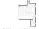 Floor plan of the unfinished basement with labeled dimensions and stairs at 2245 N Ritter Ave, Indianapolis, IN 46218