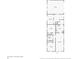 First floor plan layout with labeled rooms and dimensions for prospective buyers at 2245 N Ritter Ave, Indianapolis, IN 46218