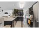 Stylish kitchen with stainless steel appliances, modern cabinetry, and sleek countertops at 2717 Reflection Way, Greenwood, IN 46143