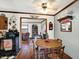 Bright kitchen featuring a breakfast nook, black appliances and wood cabinets at 4770 Willow Rd, Zionsville, IN 46077