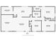 Floor plan featuring the layout of the home including bedrooms, bathrooms, kitchen, living room, and dining room at 608 W 600 N, Fortville, IN 46040
