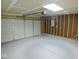 Bright garage with an open garage door and ample space for storage at 6412 Cradle River Dr, Indianapolis, IN 46221