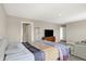 Large Primary bedroom with soft carpet, ensuite bathroom and plenty of natural light at 851 Sonoma Ln, Greenfield, IN 46140