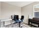 Functional home office featuring natural light and desk setup at 851 Sonoma Ln, Greenfield, IN 46140
