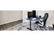 Home office featuring a desk, chair, and a colorful rug at 851 Sonoma Ln, Greenfield, IN 46140