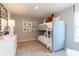Charming bedroom featuring a bunk bed, whimsical wall art, and plenty of space to play at 921 Shadow Dr, Danville, IN 46122