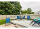 Spacious backyard deck with outdoor seating, perfect for entertaining at 1112 Halifax Ct, Indianapolis, IN 46231