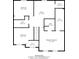 Second floor plan featuring the bedrooms, bathrooms, utility room, and walk-in closets of the home at 11138 Bear Hollow Dr, Indianapolis, IN 46229