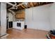 Basement laundry room featuring a washer, dryer, and cabinets for storage at 11354 Royal Pl, Carmel, IN 46032