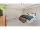 Large main bedroom with ample space, neutral carpet, and nice windows for natural light at 11840 Crossbill Ct, Noblesville, IN 46060