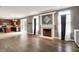 Open floor plan with living room flowing into the kitchen at 12322 Cool Winds W Way, Fishers, IN 46037