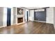 Spacious living room with a fireplace and built-in shelves at 12322 Cool Winds W Way, Fishers, IN 46037