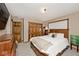 Charming bedroom with a double bed, side table, and closet at 1345 Westwind Dr, Avon, IN 46123